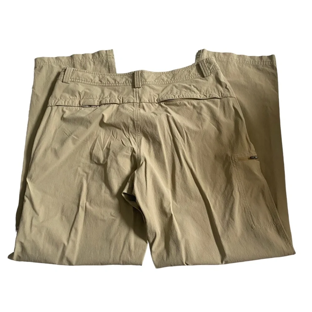 EMS EASTERN MOPUNTAIN SPORTS TAN HIKING CARGO PANTS W POCKETS 34X32 - Picture 2 of 8